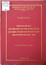 Đánh giá hiệu quả các biện pháp can thiệp trong cải tạo xây dựng, sử dụng nhà tiêu hợp vệ sinh tỉnh Thái Bình năm 2002-2005
